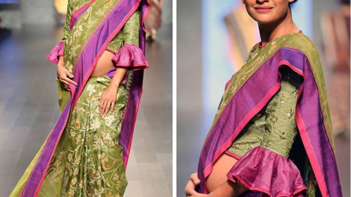 Μοντέλο περπάτησε έγκυος στην πασαρέλα!