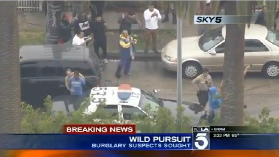 Δείτε βίντεο: H καταδίωξη κατέληξε με selfies και πανηγυρισμούς!