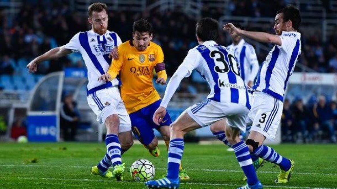 «Χαστούκι» (1-0) από τη Ρεάλ Σοσιεδάδ στην Μπαρτσελόνα