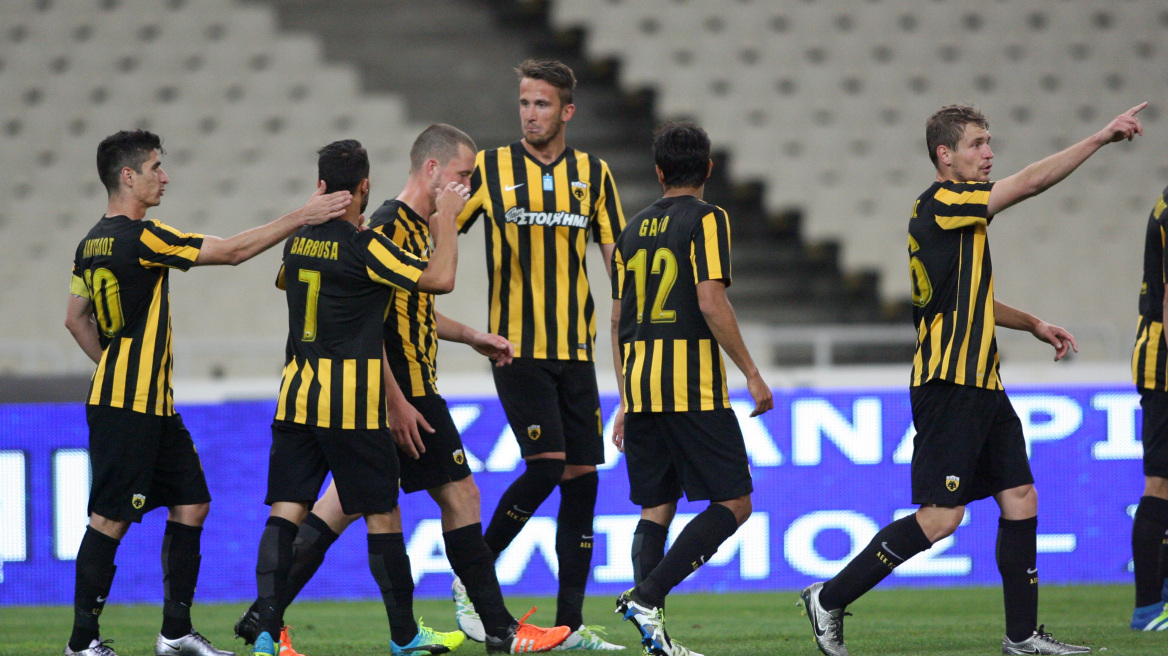 «Όπλισε» ο Πέκχαρτ, 2-0 η ΑΕΚ τον Πανιώνιο