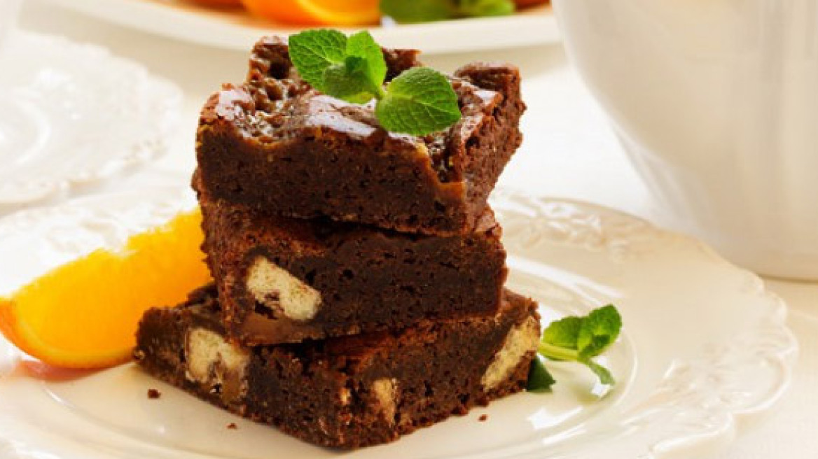 Brownies με πορτοκάλι