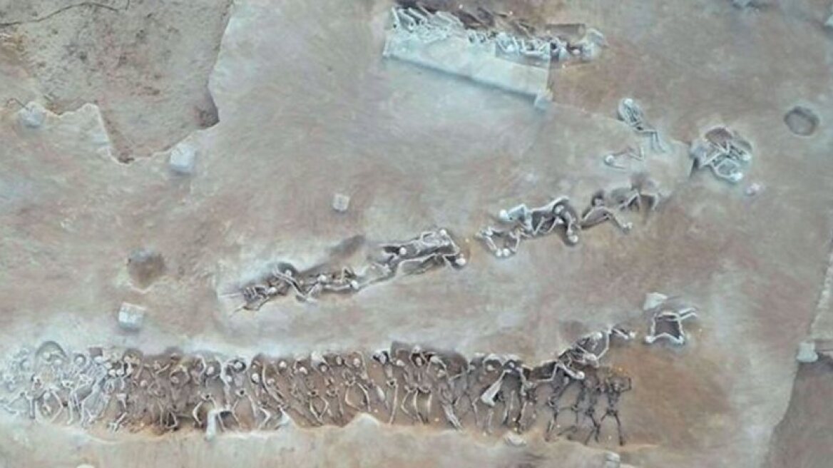 Impressive images of the ancient mass grave found at Faliron Delta