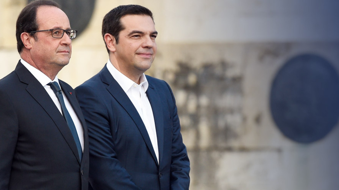PM Tsipras pleads for Hollande’s support