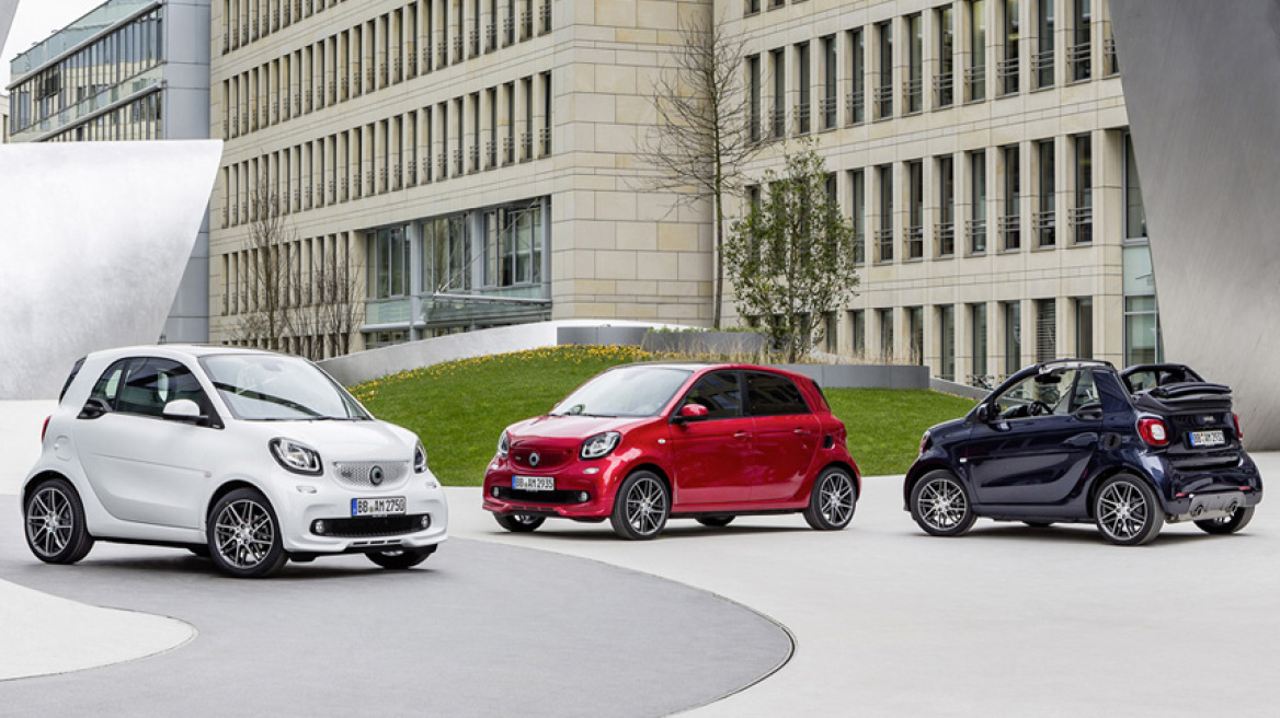 Τα smart Brabus με 109 ίππους