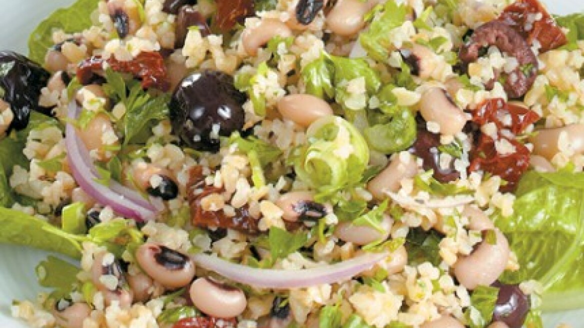 Φασουλοσαλάτα με πλιγούρι