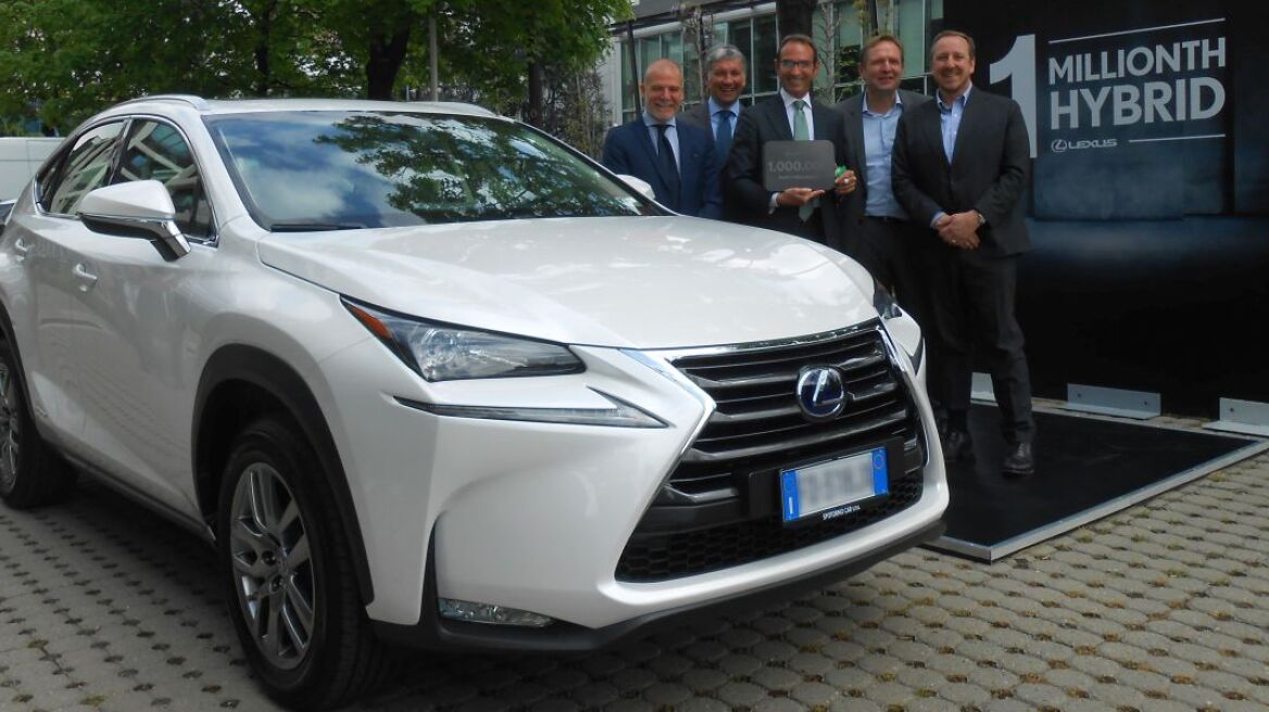1.000.000 πωλήσεις για τα υβριδικά Lexus