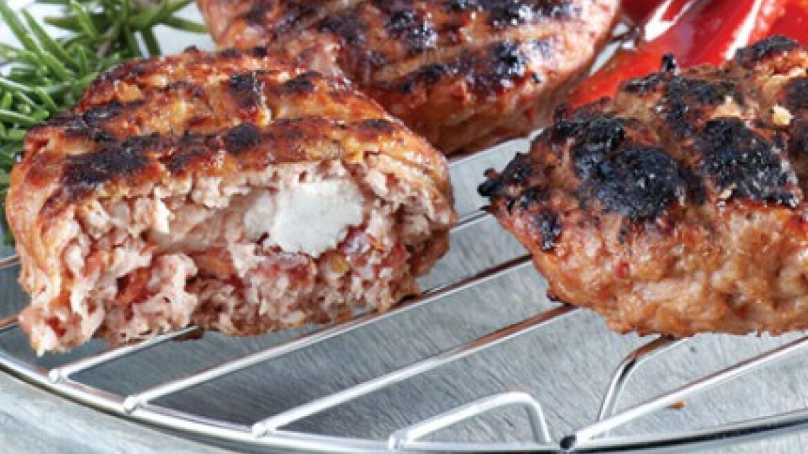 Μπιφτέκια γεμιστά