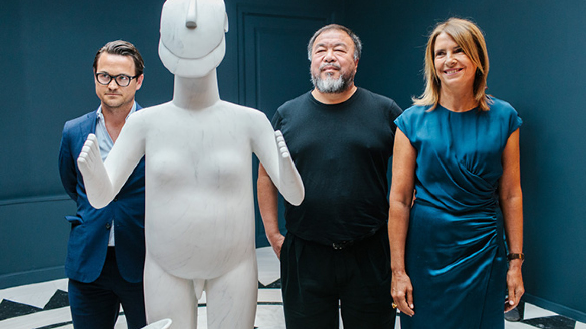 Artist Ai Weiwei at Cycladic Art Museum