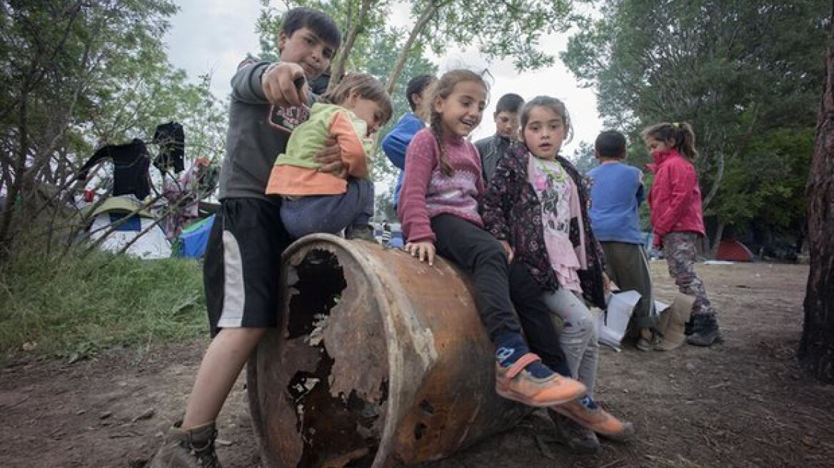 Refugee children stranded in Greece ‘cannot even hold a pencil’