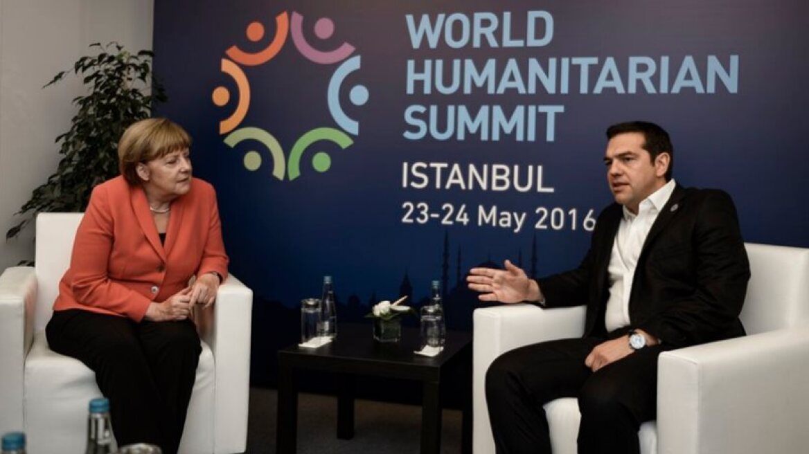 PM Tsipras meets with Chancellor Merkel