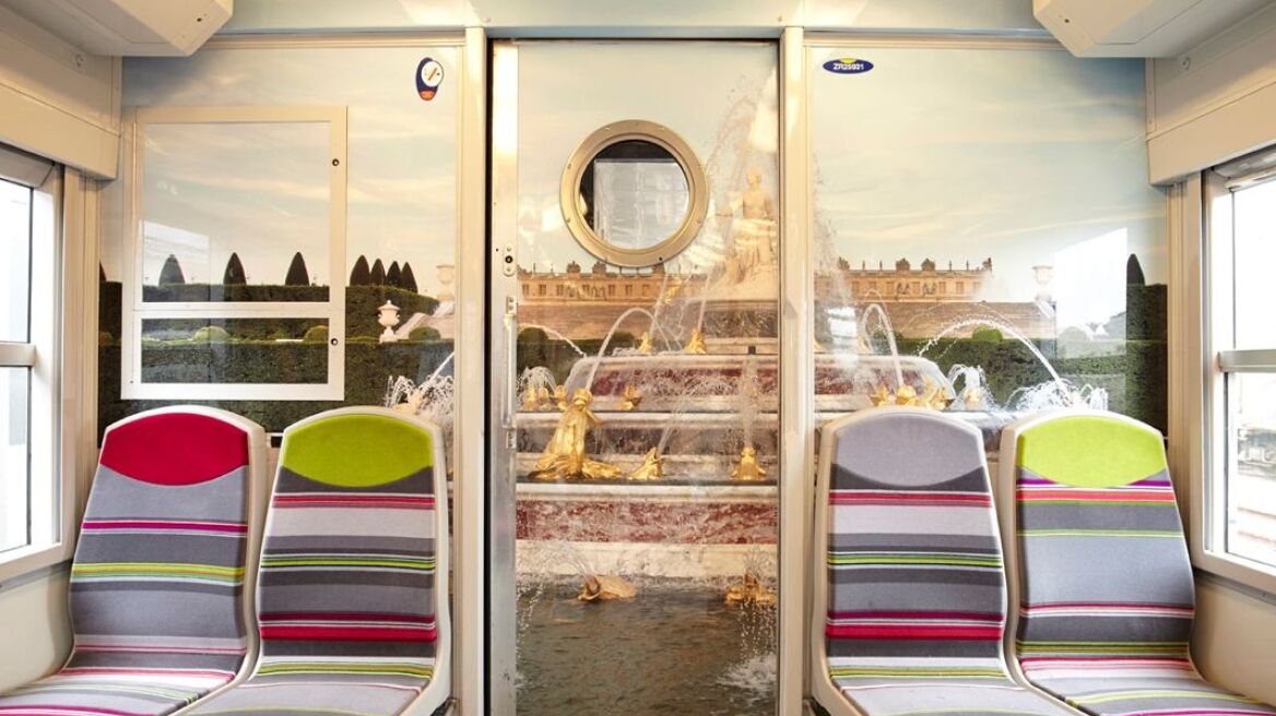 France transforms trains to look like Versailles (pics)