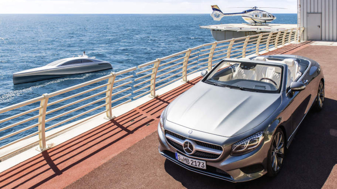 Video: Mercedes σε ξηρά, αέρα και θάλασσα 