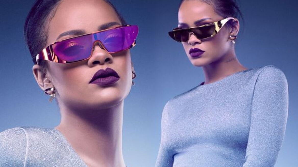 Rihanna unveils her new collection of sunglasses