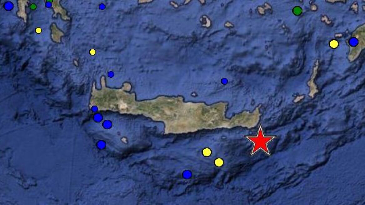 Σεισμός 5,5 Ρίχτερ ταρακούνησε την Κρήτη 