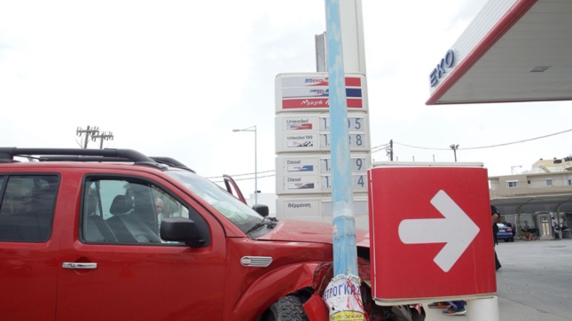 Τροχαίο με έναν τραυματία στο Ηράκλειο 