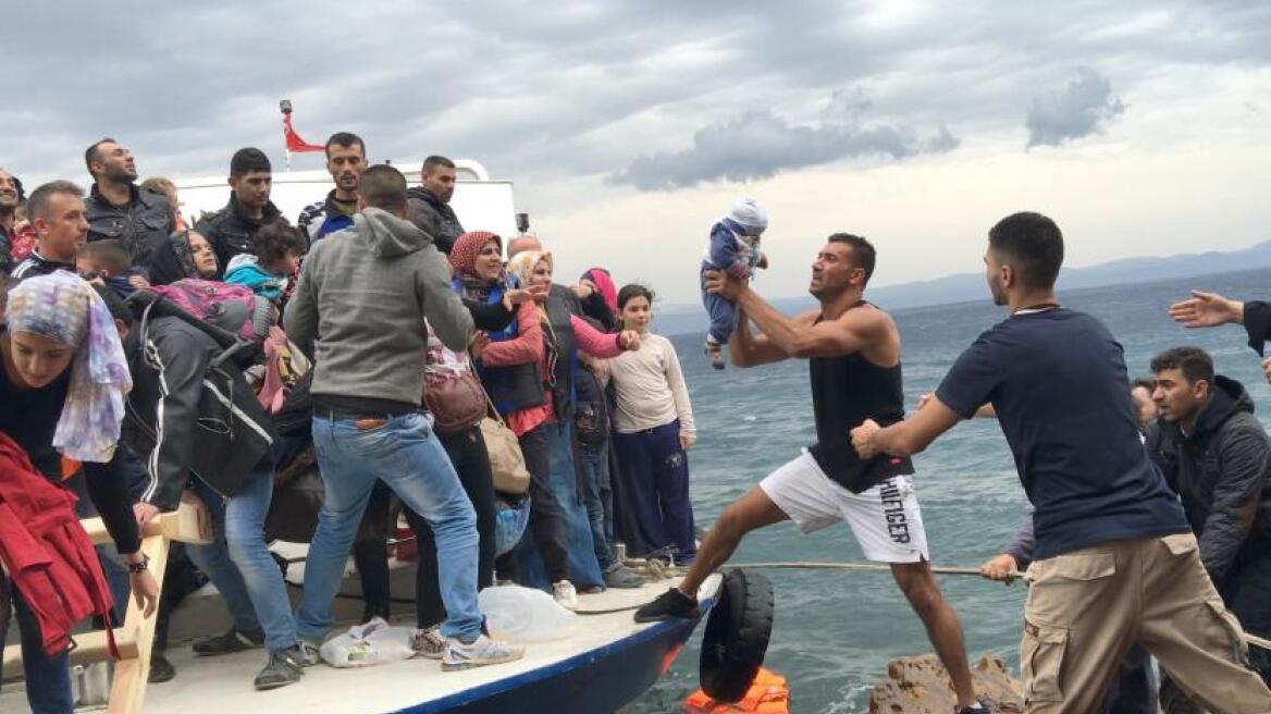 Στους 1.465 ανέρχονται οι πρόσφυγες που ήρθαν στην Ελλάδα το Μάιο