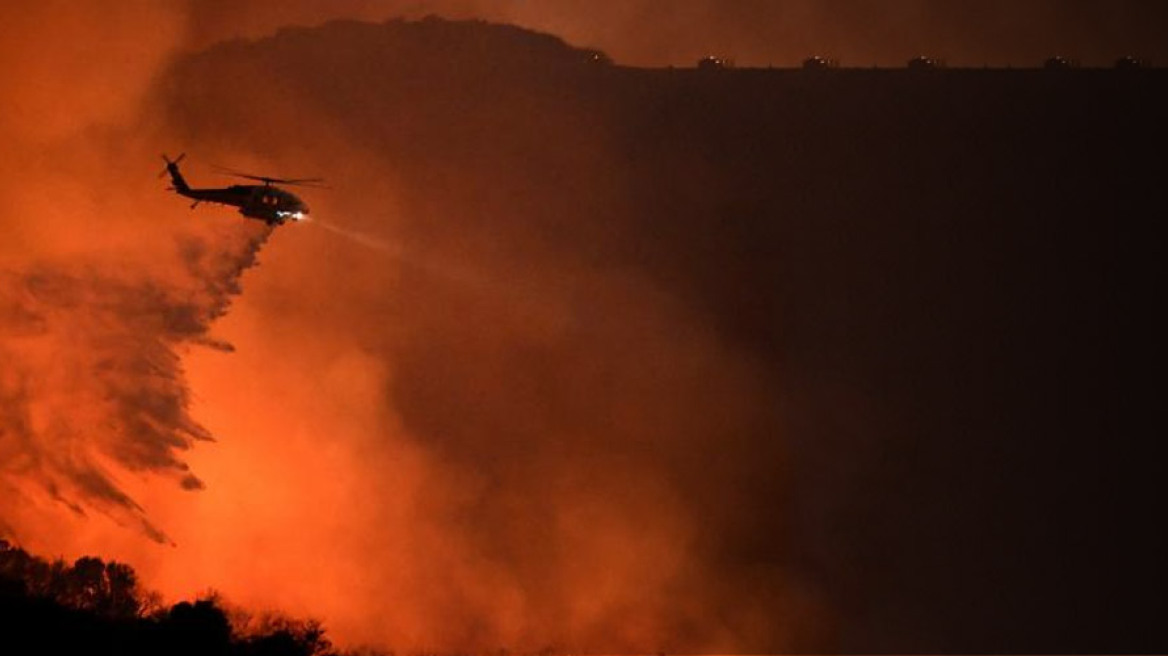 Wildfire threatens houses in Calabasa, Los Angeles (pics+vid)