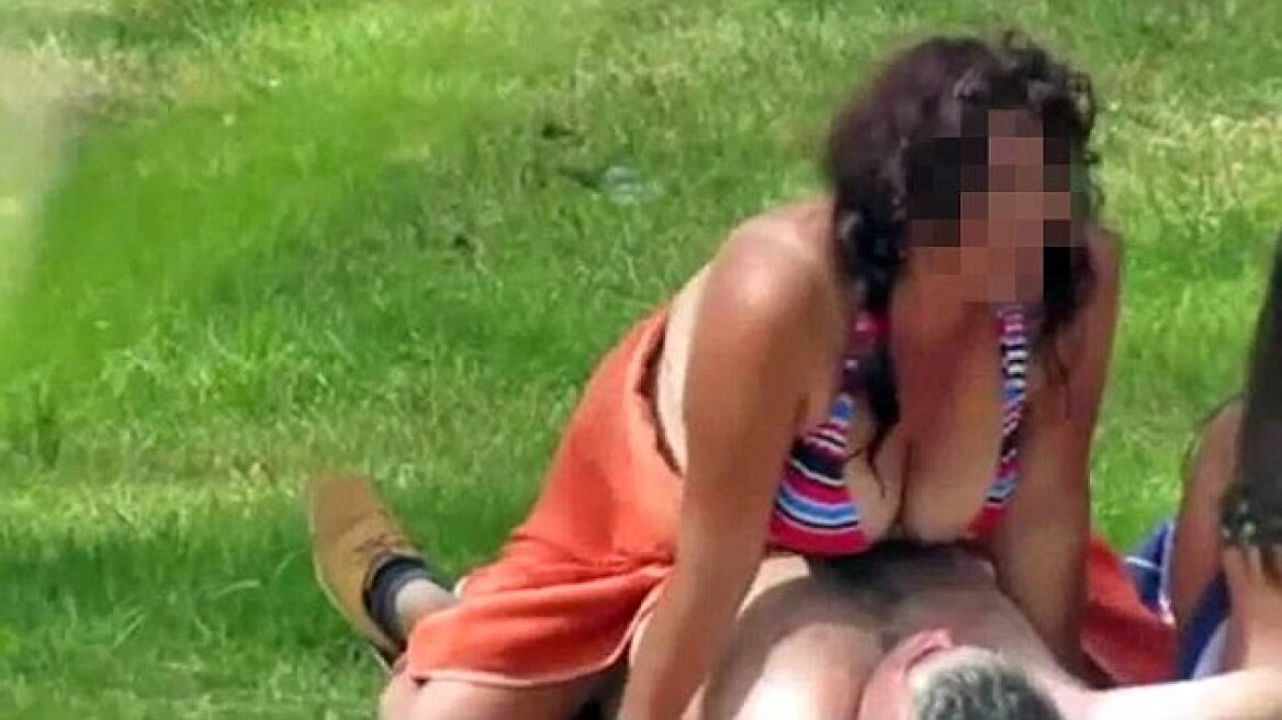 Public sex video next to little girl (warning: explicit video)