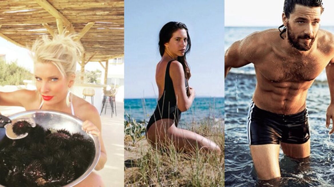 Celebrities face heat wave with three-day island getaway