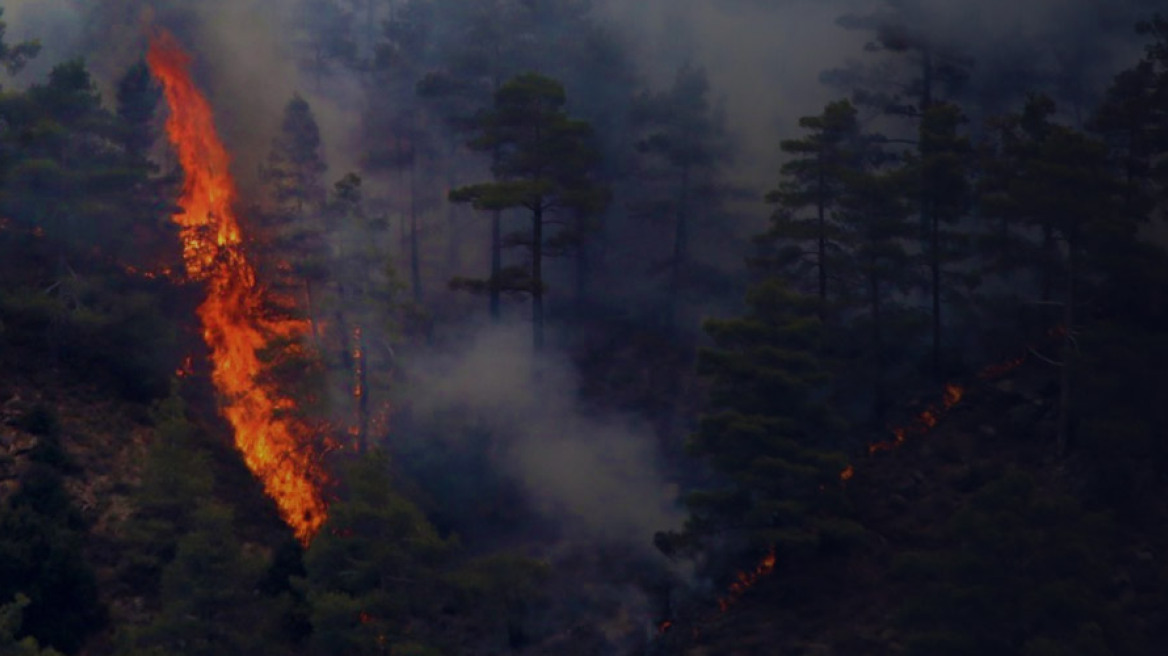 Στα εναέρια μέσα η ελπίδα κατά της φωτιάς στην Κύπρο