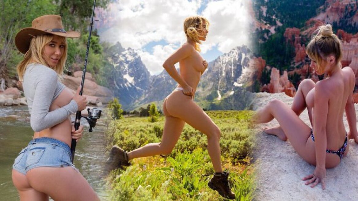 Sara Underwood: Η αισθησιακή της περιπλάνηση στη φύση  