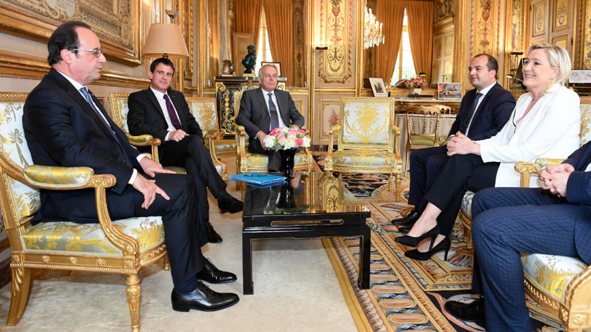 Σε κακό κλίμα η συνάντηση Ολάντ-Λεπέν