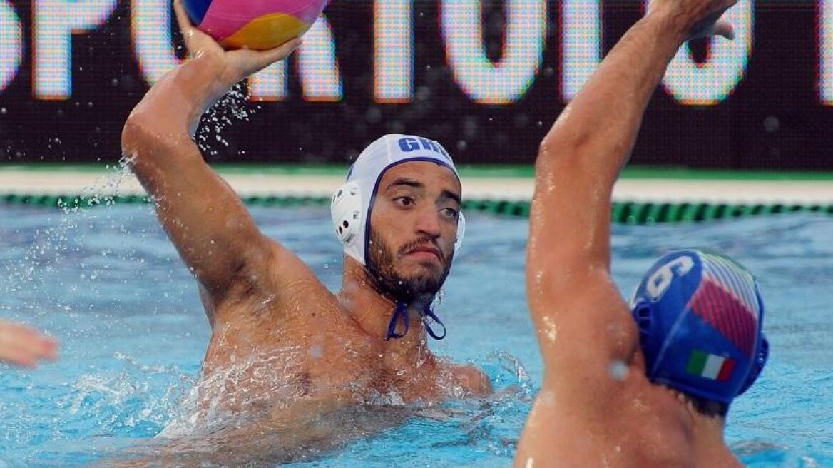 Greek national water polo team win bronze in China