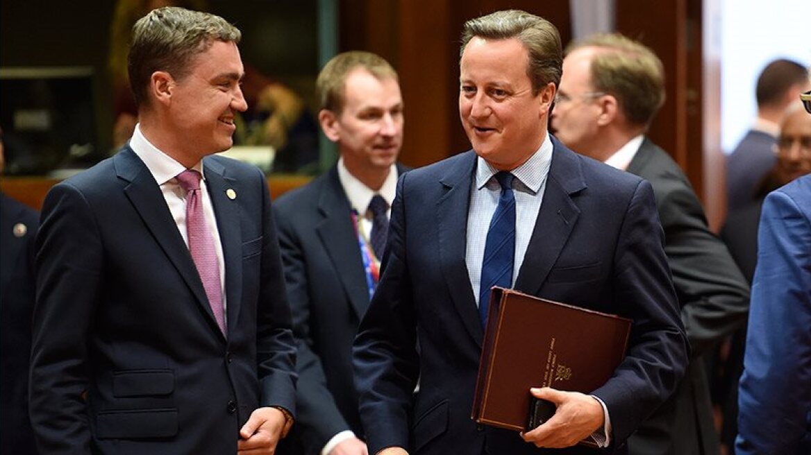 UK PM David Cameron’s last supper at EU Summit
