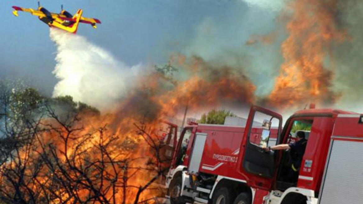 Προειδοποίηση για πολύ υψηλό κίνδυνο πυρκαγιάς τη Δευτέρα