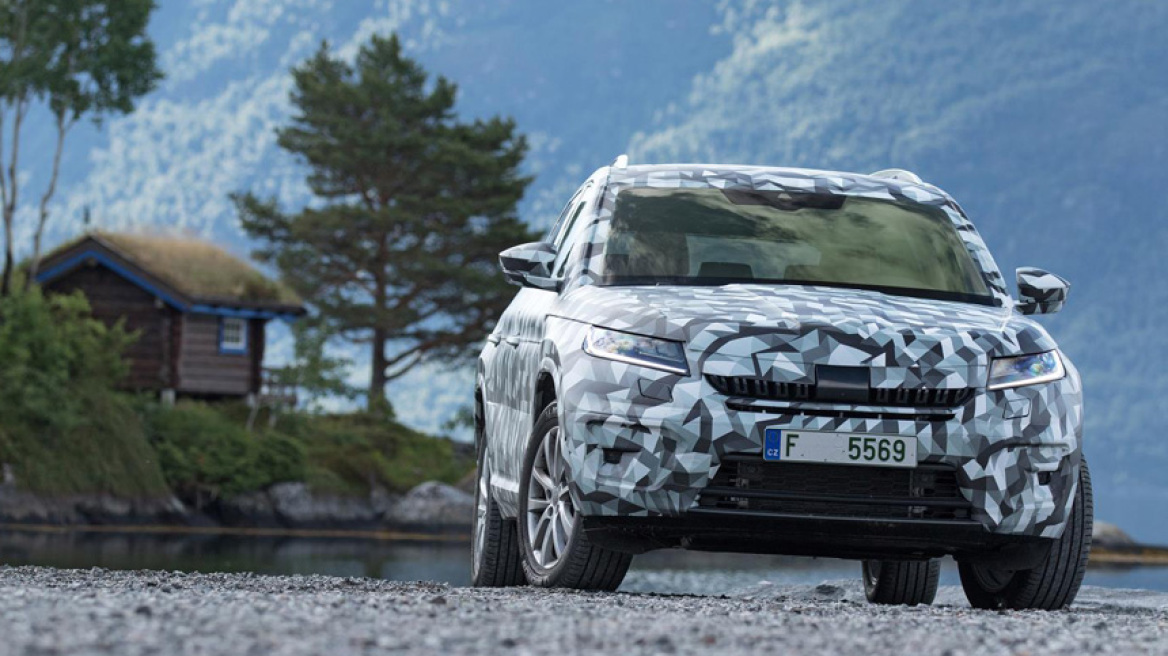 Video: Τελευταίες δοκιμές για το μεγάλο SUV της Skoda