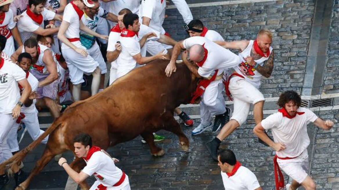Φωτογραφίες: Κυνηγώντας τους ταύρους στην Παμπλόνα