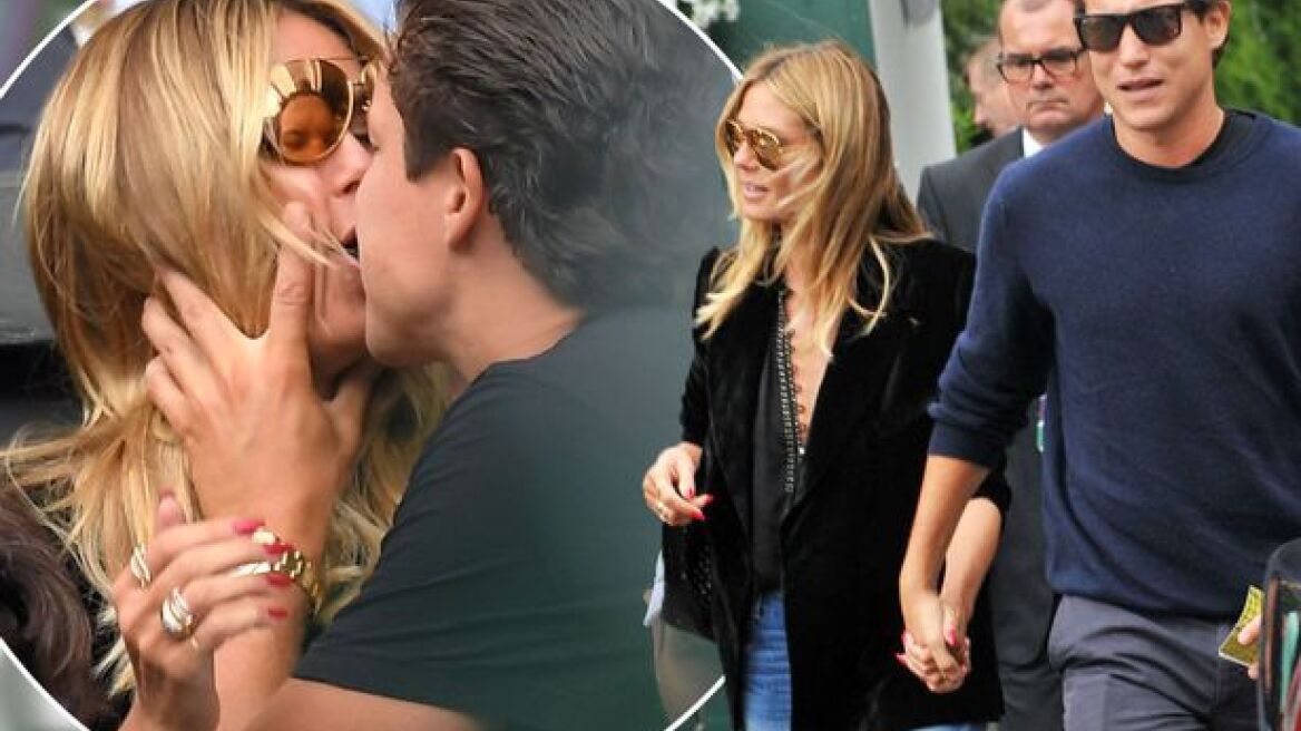 Heidi Klum: Τα παθιασμένα φιλιά στον σύντροφό της 