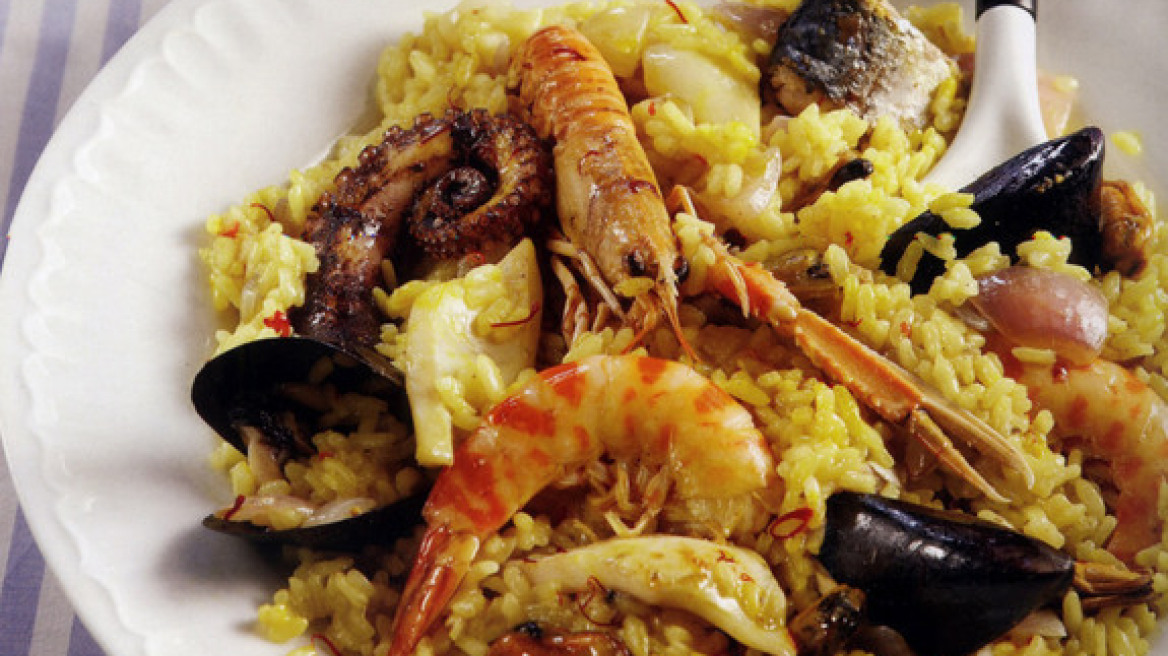 Aegean-style paella