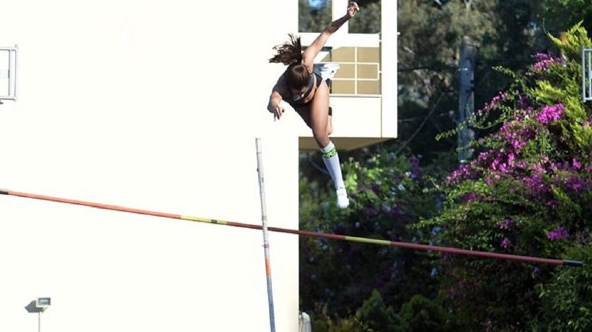 Katerina Stefianidi wins Monaco Diamond League pole vault