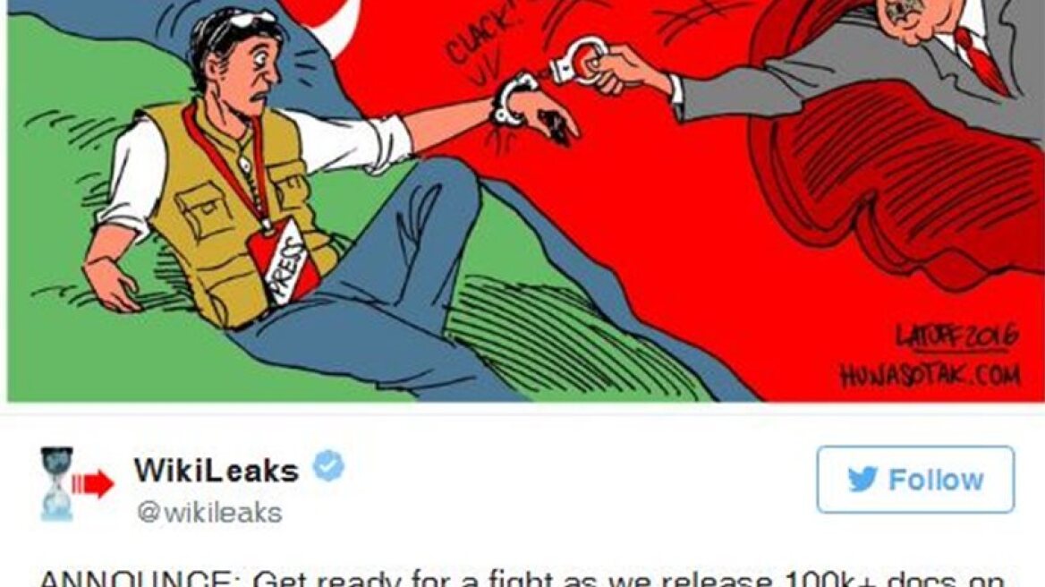 Wikileaks to release 100 thousand documents on Turkish coup!