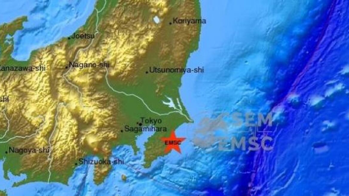 Ιαπωνία: Σεισμός 5,2 Ρίχτερ βορειοδυτικά του Τόκιο