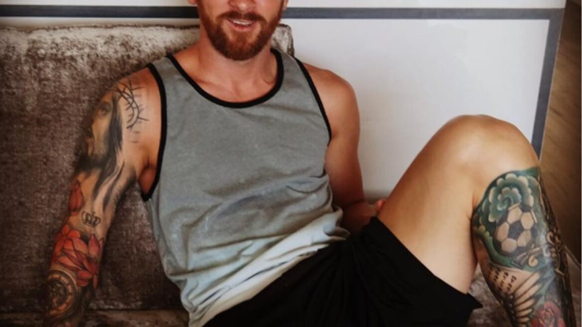 Messi’s blonde hair! (photo)