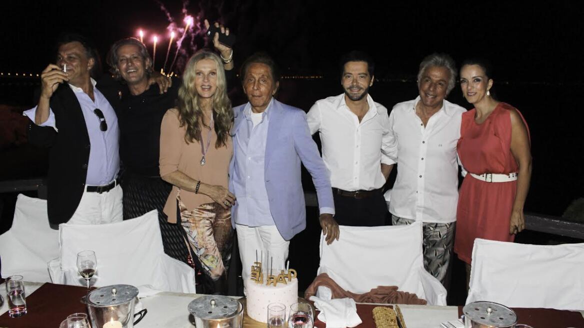 Ο Valentino στην Αθήνα - Διασκέδασε στο Island