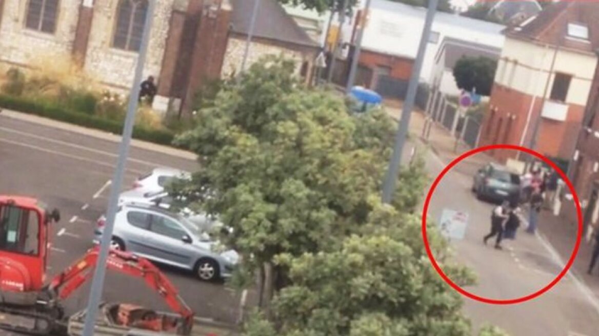 Video shows French police saving nun in Normandy terrorist attack