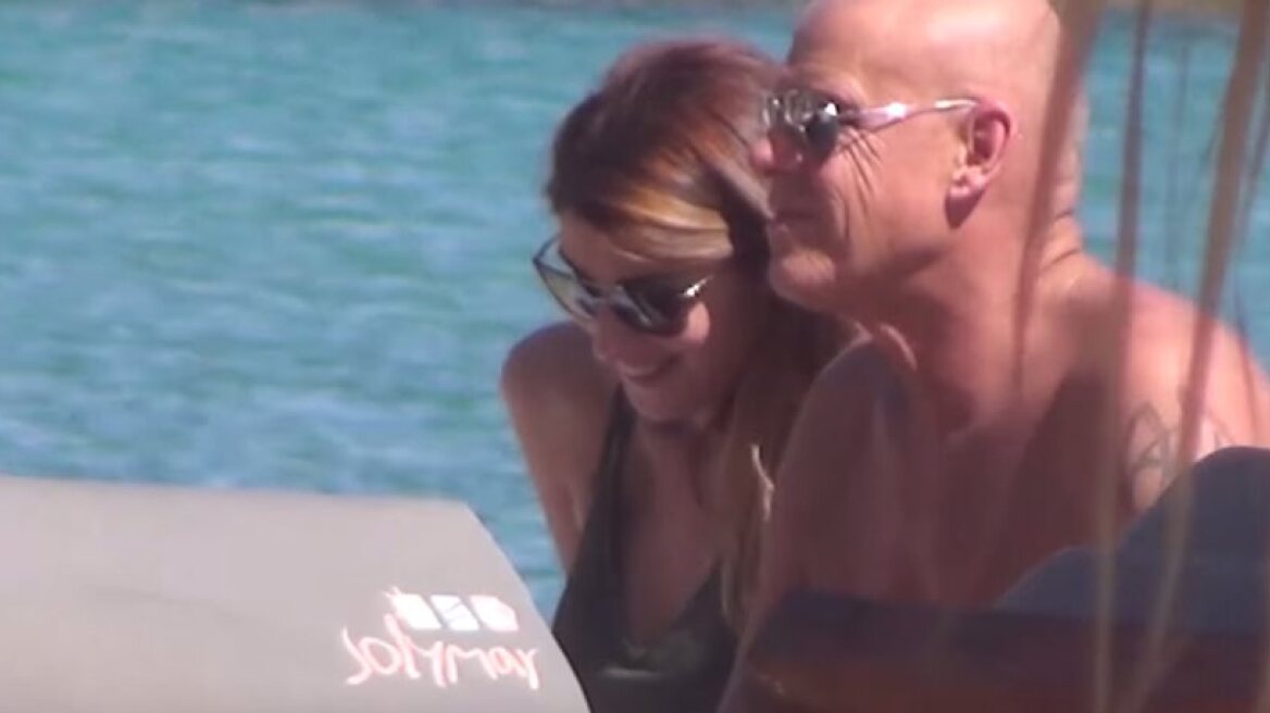 Anthi Salagoudi and Johnny Kalimeris in Mykonos (photos)