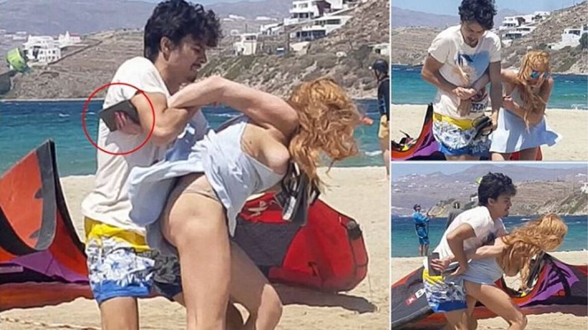 Lindsay Lohan in brawl with partner Egor Tarabasov on Mykonos (photos!)