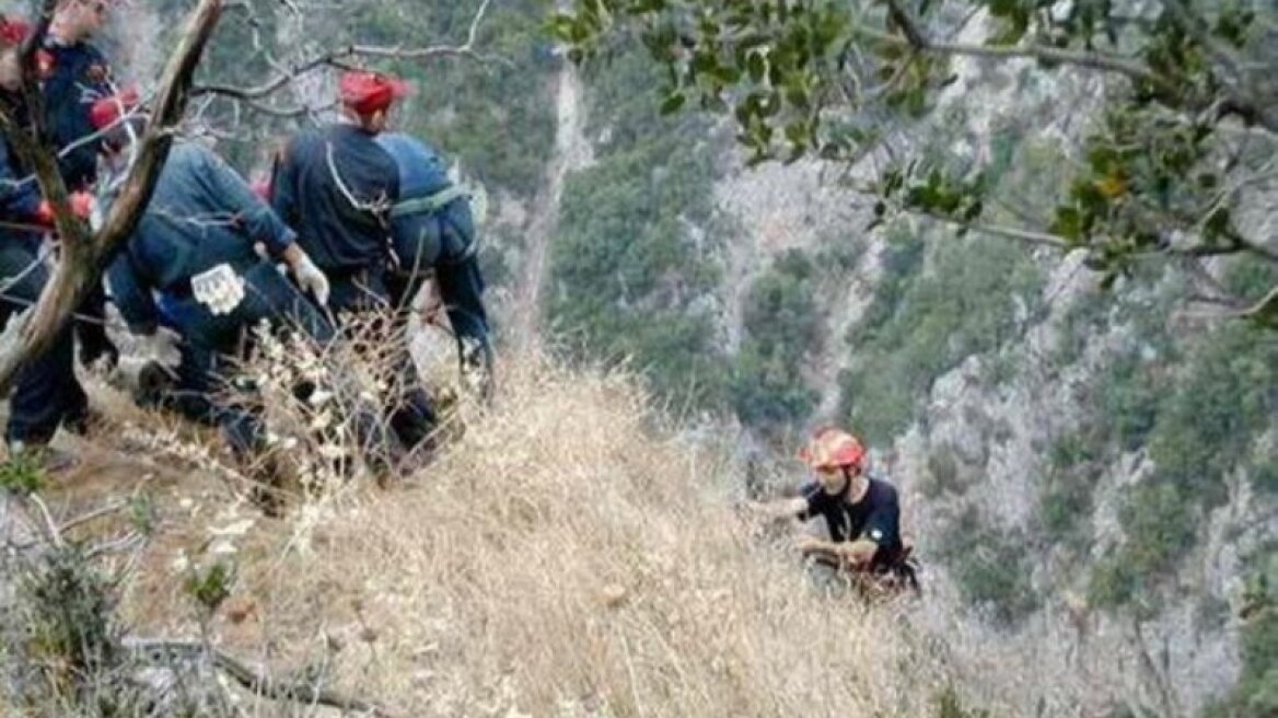 Διάσωση Γερμανού τουρίστα στα ορεινά των Σφακίων
