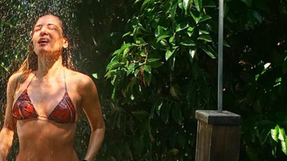Sexy Dimitra Matsouka cools down! (photo)