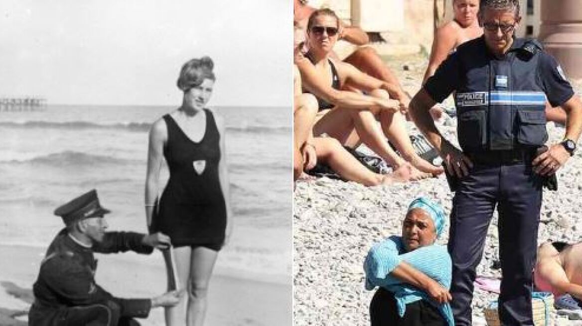 Μπουρκίνι: Η φωτογραφία που αναδεικνύει την υποκρισία των Γαλλικών αρχών