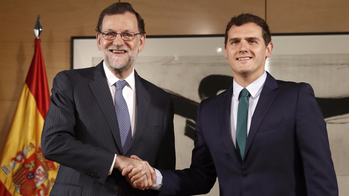 Ανακοίνωσαν ότι θα στηρίξουν Ραχόι οι Ciudadanos