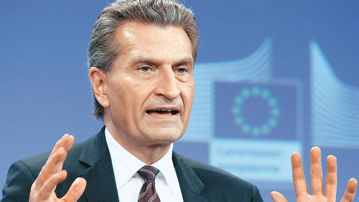 Έτινγκερ: Απίθανη η ένταξη της Τουρκίας στην ΕΕ με τον Ερντογάν στην εξουσία