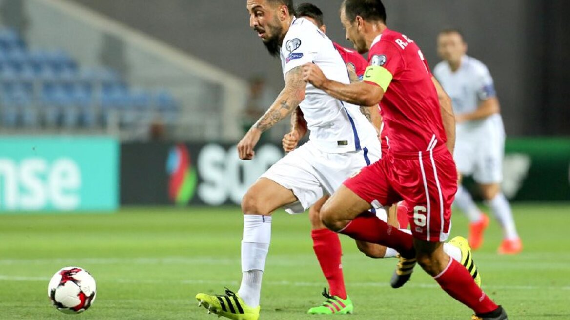 Greece win 4-1 against Gibraltar after a scare
