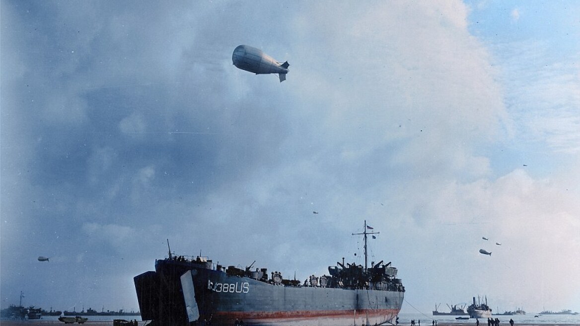 Δείτε εικόνες: Μοναδικά ντοκουμέντα της απόβασης στη Νορμανδία έγιναν έγχρωμα!