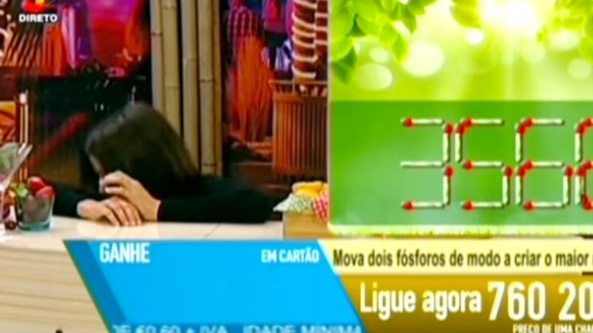 Βίντεο: Παρουσιάστρια τηλεπαιχνιδιού λιποθυμά on camera