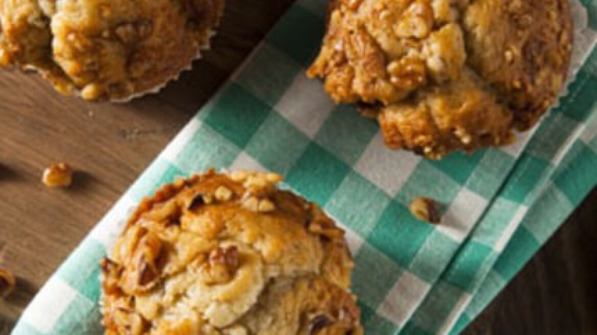 Μάφιν με μπανάνα και μέλι